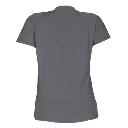 Blusa Treino Hipismo Training Tech Raglan SS Cinza - Lucky_U Riders