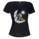 Blusa Treino Hipismo Training Tech Raglan SS Preta - Lucky_U Riders