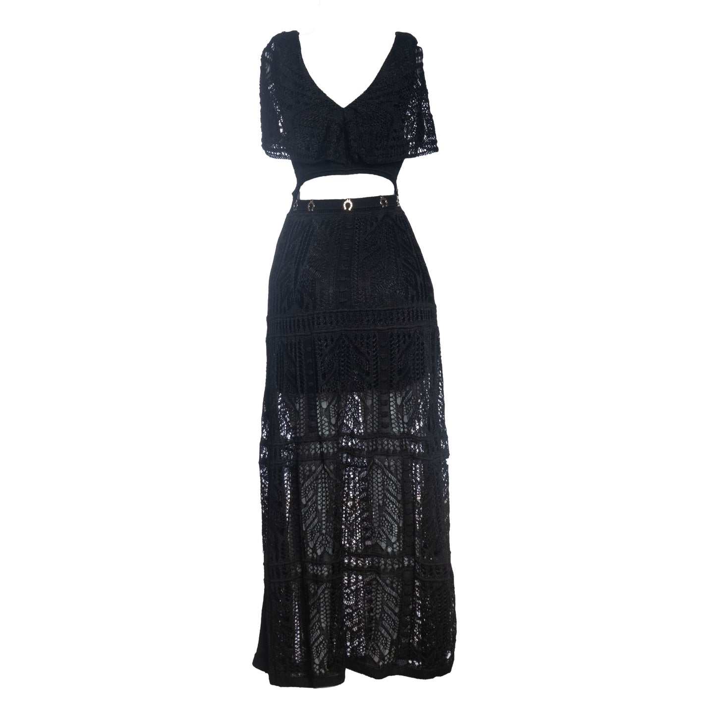 Vestido de Tricô Gipsy Preto - Lucky_U Riders