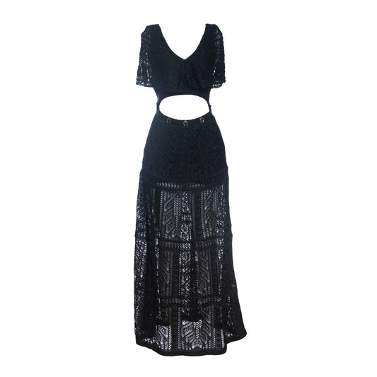 Vestido de Tricô Gipsy Preto - Lucky_U Riders
