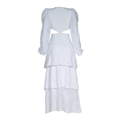 Vestido Broche Branco