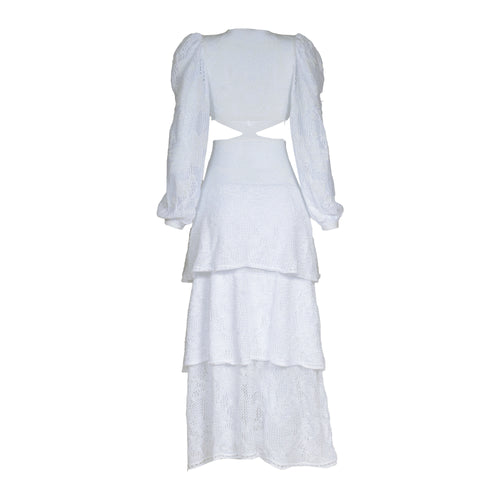 Vestido Broche Branco