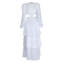 Vestido Broche Branco