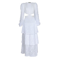 Vestido Broche Branco