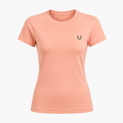 Blusa Treino Hipismo Training Tech Raglan SS Infantil Romance