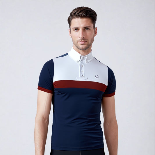 Camisa Polo Hipismo Recorte - Lucky_U Riders