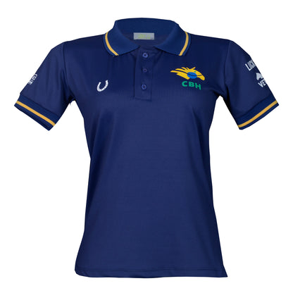 Polo Feminina CBH Marinho - Lucky_U Riders